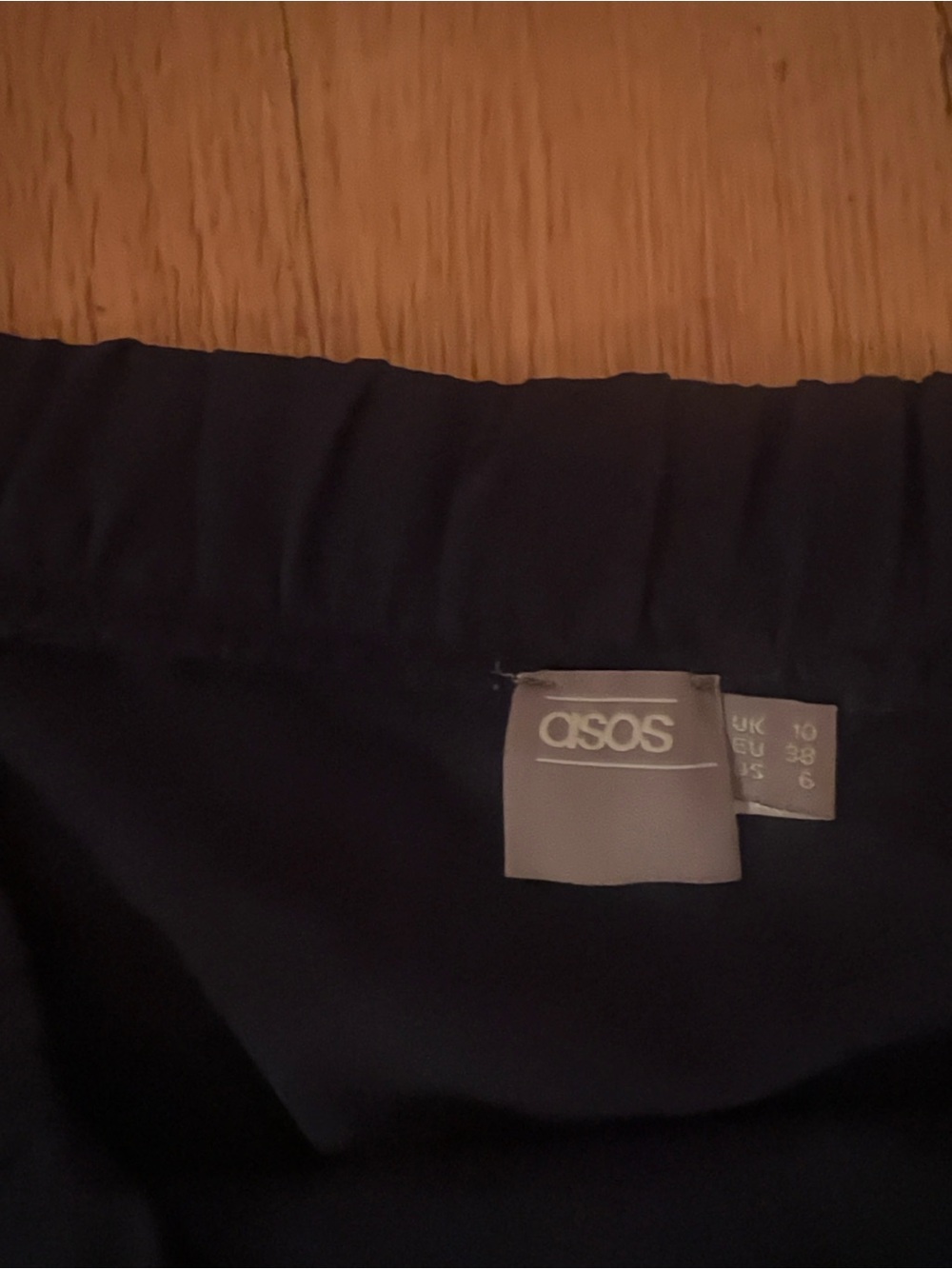 ASOS Navy and White Off-Shoulder Blouse - Picture 3 of 5
